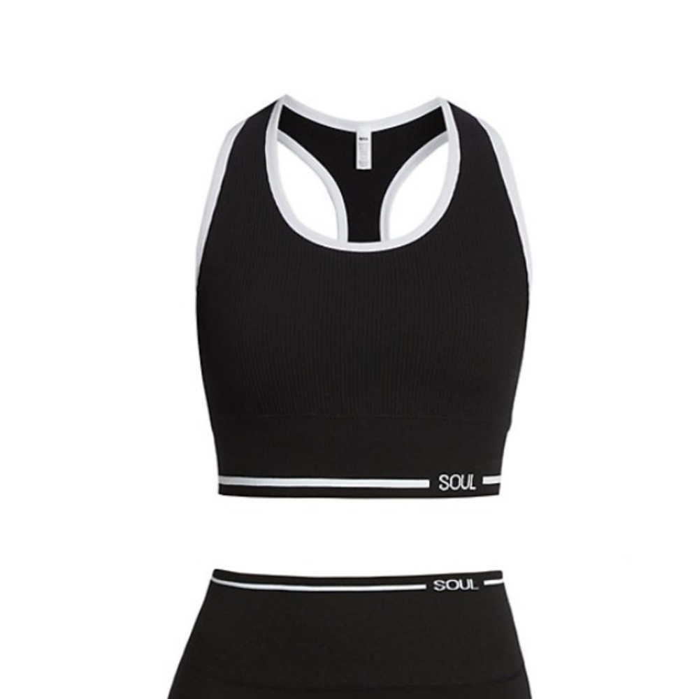 SoulCycle Ribbed Seamless Sports Bra